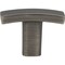 Elements 1-1/2" Overall Length Brushed Pewter Square Thatcher Cabinet "T" Knob 859T-BNBDL - alternate 5